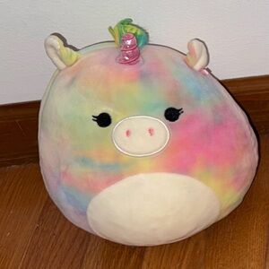 Squishmallows Rainbow Unicorn Stuffed Animal